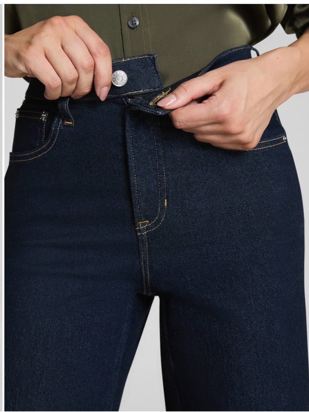SPANXshape Size Small Authentic 360 Wide Leg Jeans | Marina - Picture 7 of 8